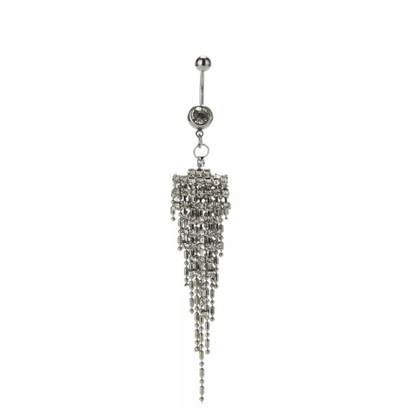 ❤️❤️❤️❤️❤️RHINESTONE BELLY RING - Picture 6 of 8